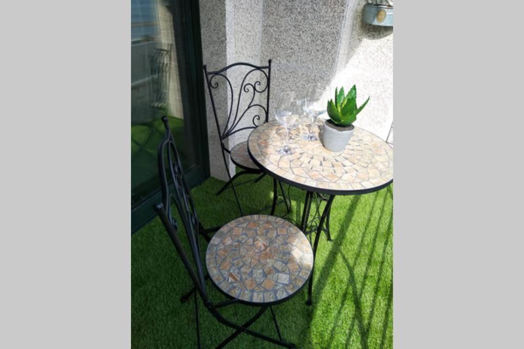 Apartamento nuevo con vistas Combarro Exterior foto